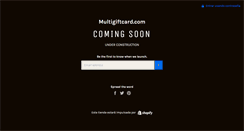 Desktop Screenshot of multigiftcard.com