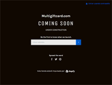Tablet Screenshot of multigiftcard.com